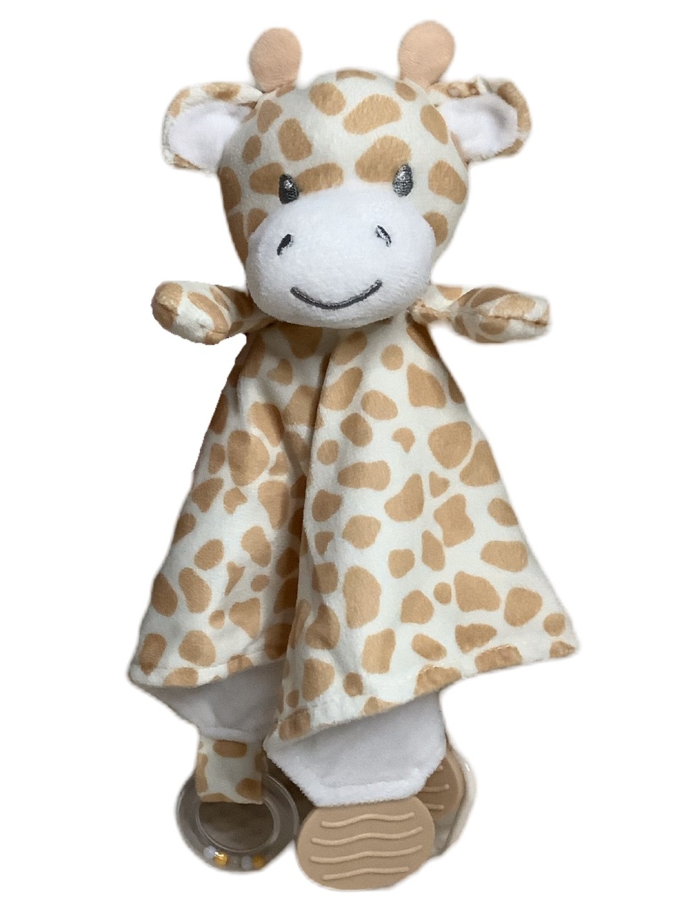 Modern Baby Giraffe Lovey Sensory & Teething Corners 14in